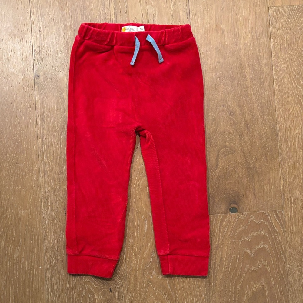 Baby Boden Vibrant Red Kids Joggers